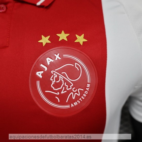Nuevo 1ª Jugadores Camiseta Ajax 24/25 Rojo Blanco Baratas